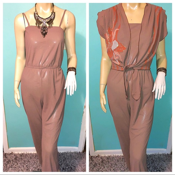 jcpenney striped jumpsuit